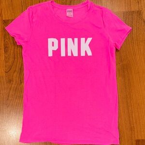 PINK Victoria's Secret neon Tee